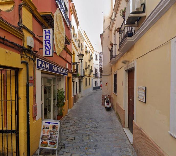 Buen Viaje Home, Con Patio Privado إشبيلية المظهر الخارجي الصورة
